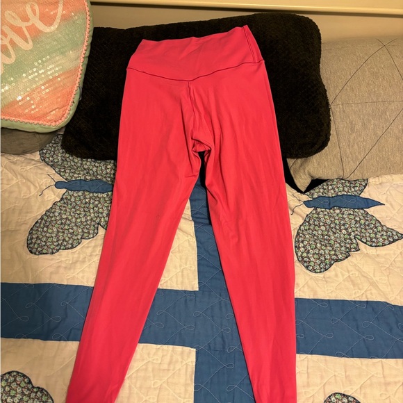 Pink Cross Over Leggings - Picture 2 of 2